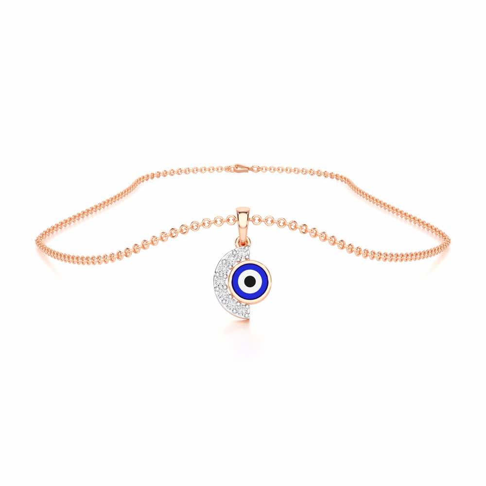Sacred Watch Silver Pendant - Rose Gold - Image 3