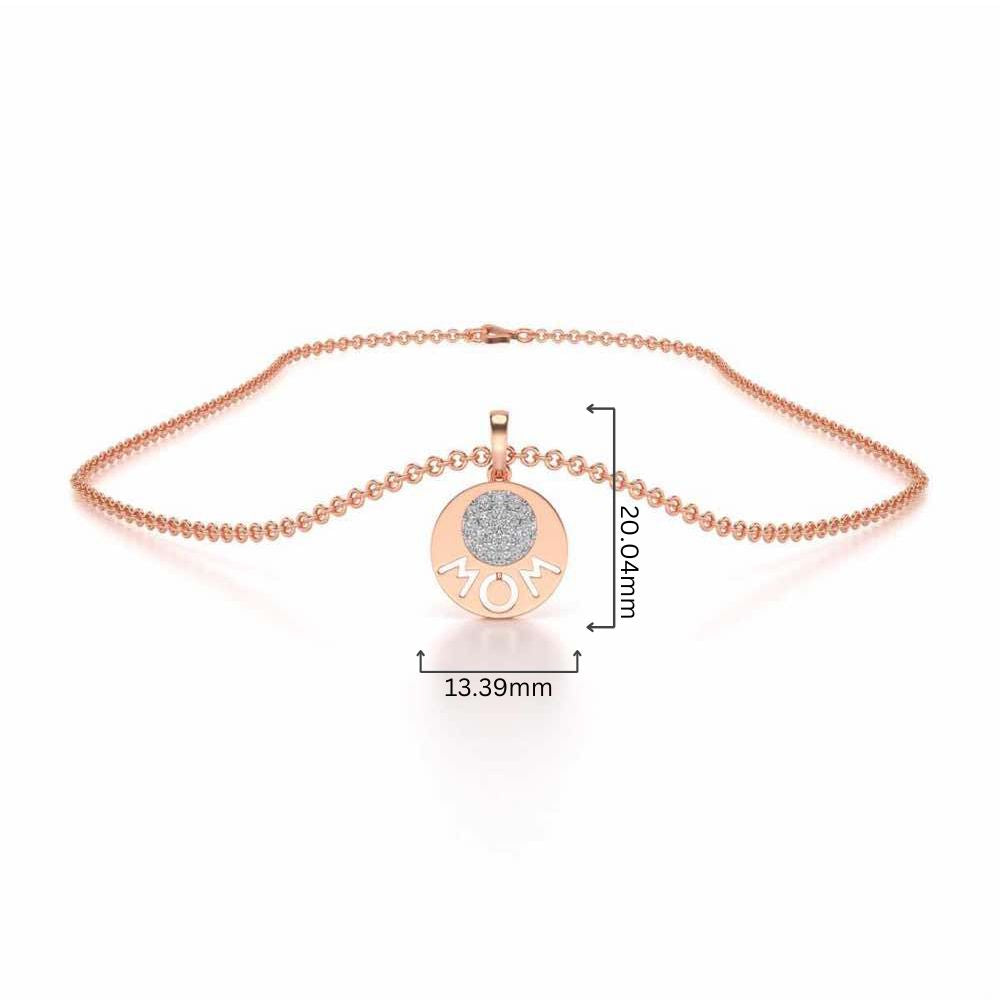 Mothercare Silver Pendant - Rose Gold - Image 4