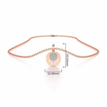 Mothercare Silver Pendant - Rose Gold - Image 4