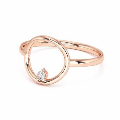 Sunray Sunray Silver Ring - Rose Gold - Image 3