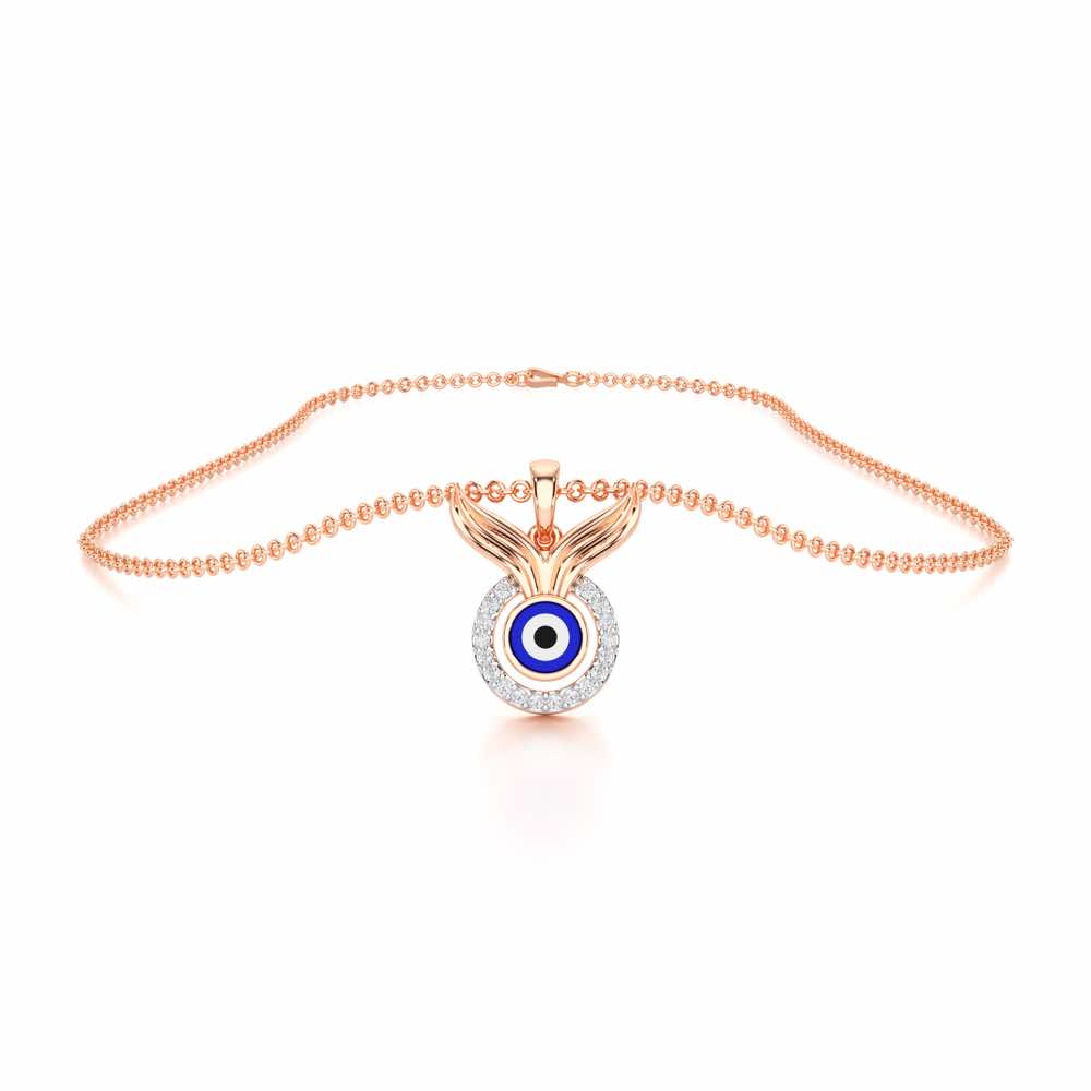 Divine Shield Silver Pendant - Rose Gold - Image 3