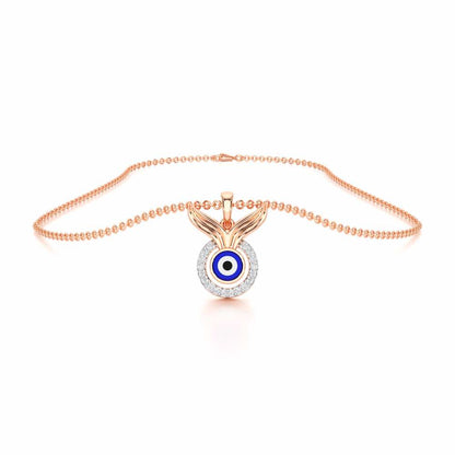 Divine Shield Silver Pendant - Rose Gold - Image 3