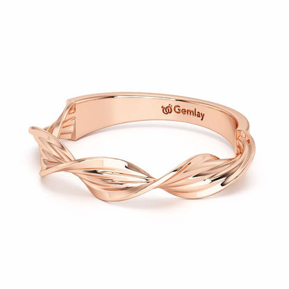 Evangeline Silver Ring - Rose Gold - Image 3