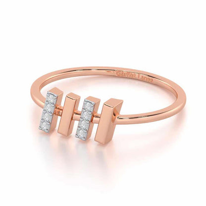 Precious Passion Silver Ring - Rose Gold - Image 3