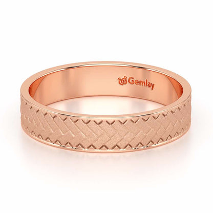 Isla Silver Ring - Rose Gold - Image 3