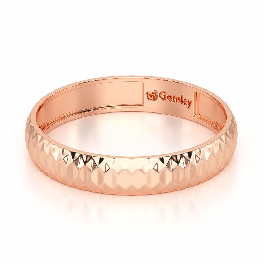 Ophelia Silver Ring - Rose Gold - Image 3