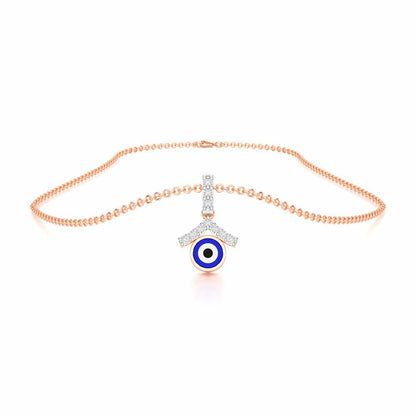 Eternal Shield Silver Pendant - Rose Gold - Image 3
