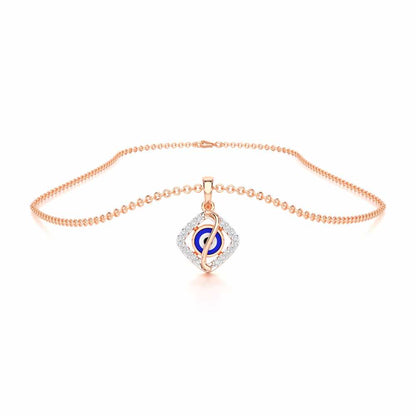 Protective Spark Silver Pendant - Rose Gold - Image 3