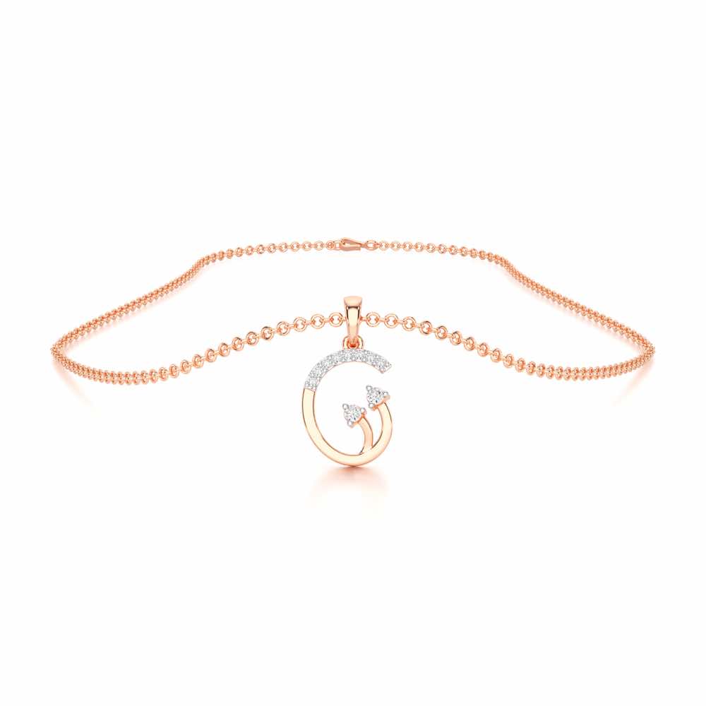 Radiant Show Silver Pendant - Rose Gold - Image 3