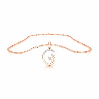 Radiant Show Silver Pendant - Rose Gold - Image 3