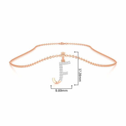 F-Luke Silver Pendant - Rose Gold - Image 4
