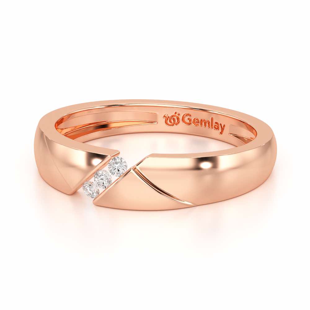 Merry Fair Silver Ring - Rose Gold - Image 3