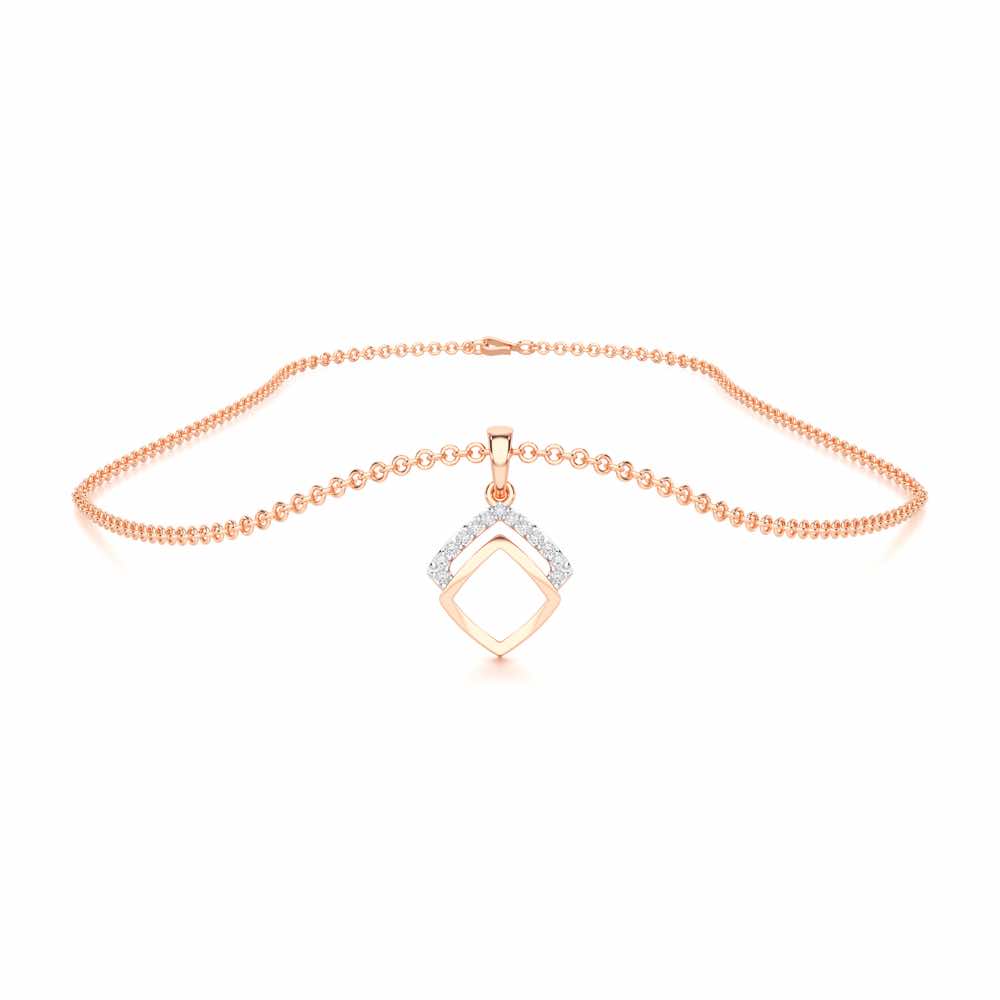 Celestial Eye Silver Pendant - Rose Gold - Image 3