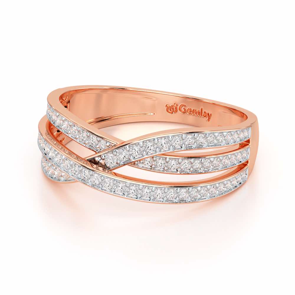 Supreme Helix Silver Ring - Rose Gold - Image 3