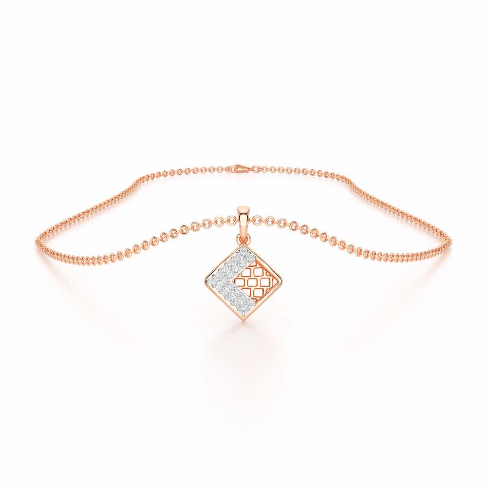 Luminous Bliss Silver Pendant - Rose Gold - Image 3