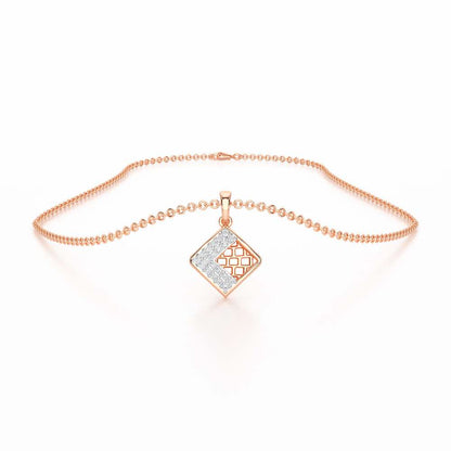 Luminous Bliss Silver Pendant - Rose Gold - Image 3