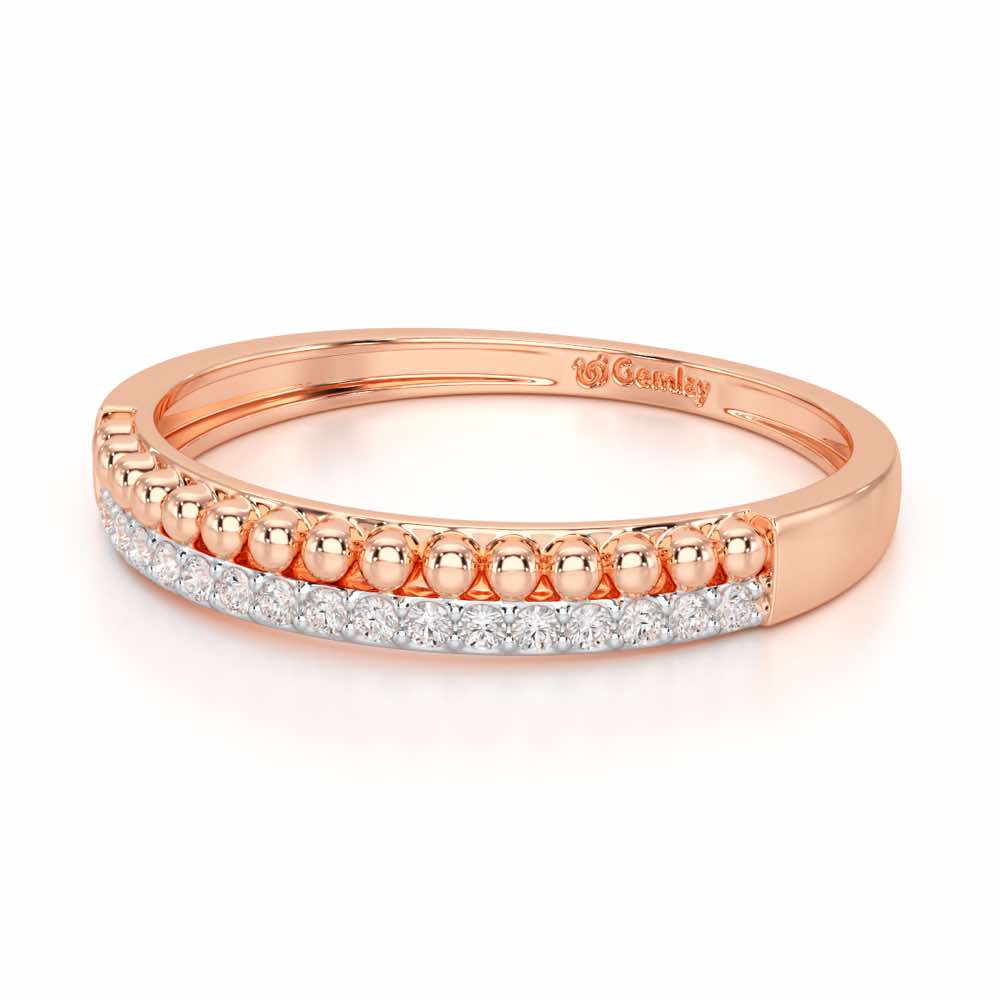 Perfect Bliss Silver Ring - Rose Gold - Image 3