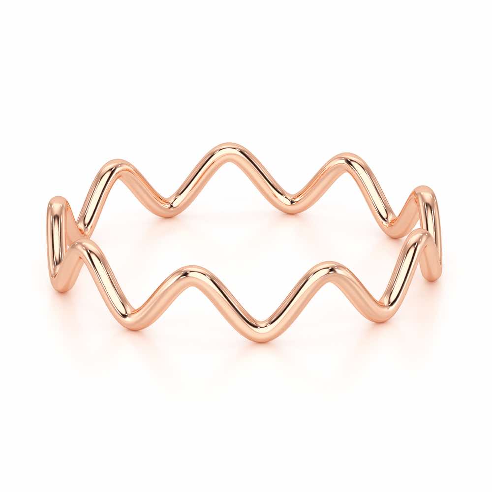Golden Grace Women Silver Ring - Rose Gold - Image 3