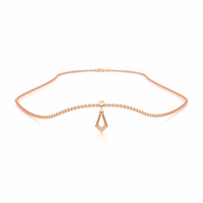 Gold Loop Gold Pendant - Rose Gold - Image 3