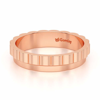 Delphine Silver Ring - Rose Gold - Image 3