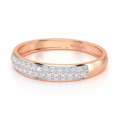 Genesis Elegance Silver Ring - Rose Gold - Image 3