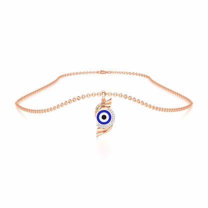 Mystic Protector Silver Pendant - Rose Gold - Image 3