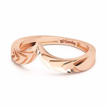 Eleanor Silver Ring - Rose Gold - Image 3