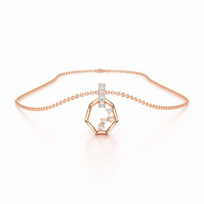 Silver Dawn Silver Pendant - Rose Gold - Image 3