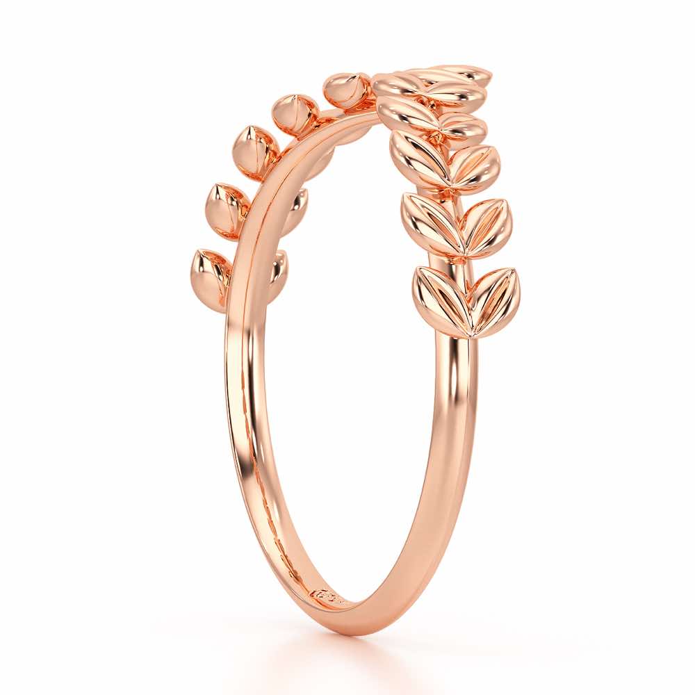 Fenny Frill Apex Silver Ring - Rose Gold - Image 4
