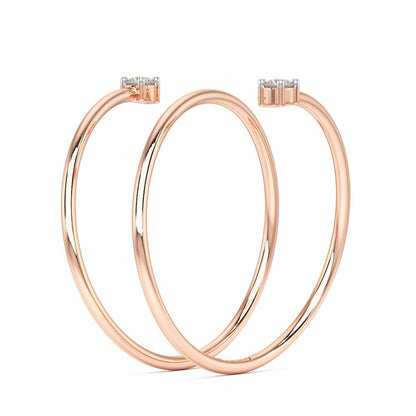 Twinkle Spring Silver Ring - Rose Gold - Image 4