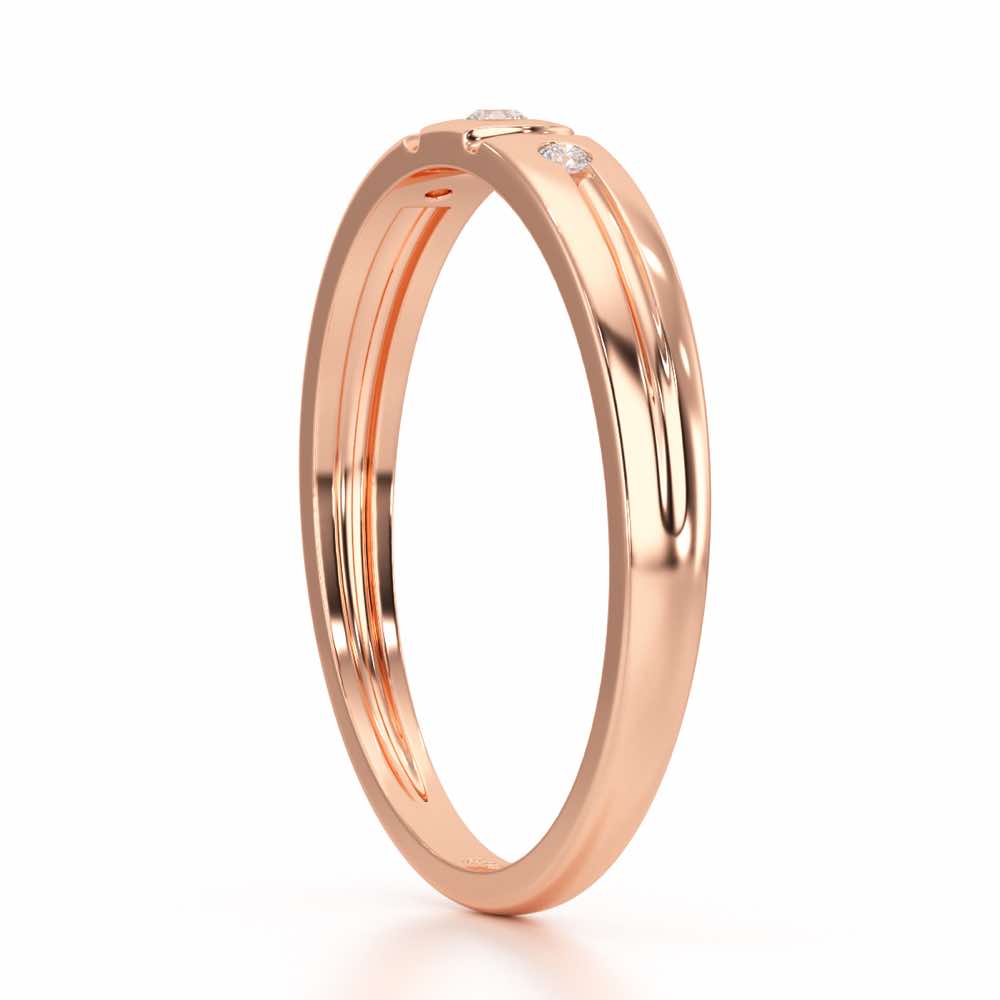 Miracle Blush Silver Ring - Rose Gold - Image 4