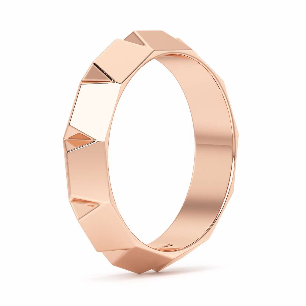 Marigold Silver Ring - Rose Gold - Image 4