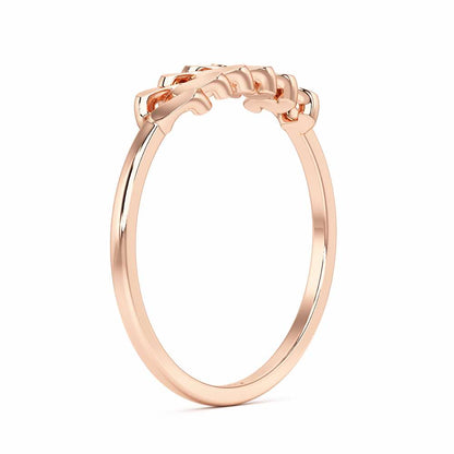 Moonlit Chain Women Ring - Rose Gold - Image 4