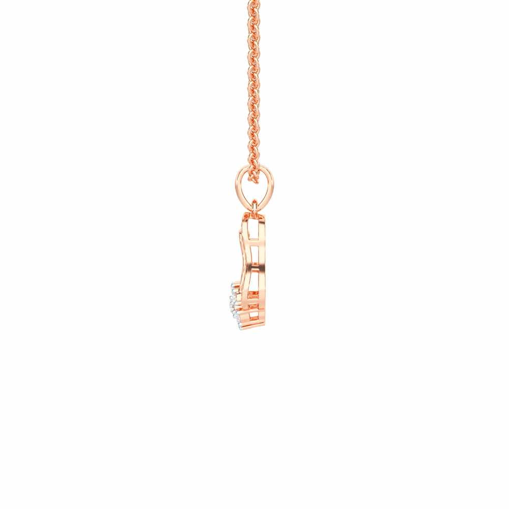 Pure Radiance Silver Pendant - Rose Gold - Image 4