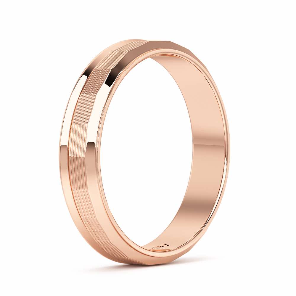 Elowen Silver Ring - Rose Gold - Image 4