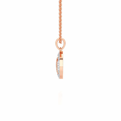 Ek Onkar Divine Silver Pendant - Rose Gold - Image 4