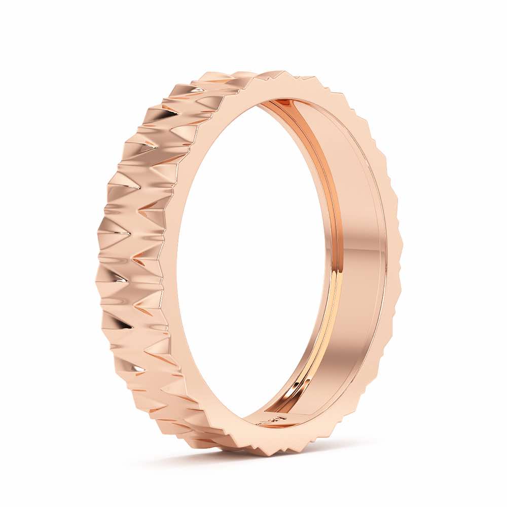 Noelle Silver Ring - Rose Gold - Image 4