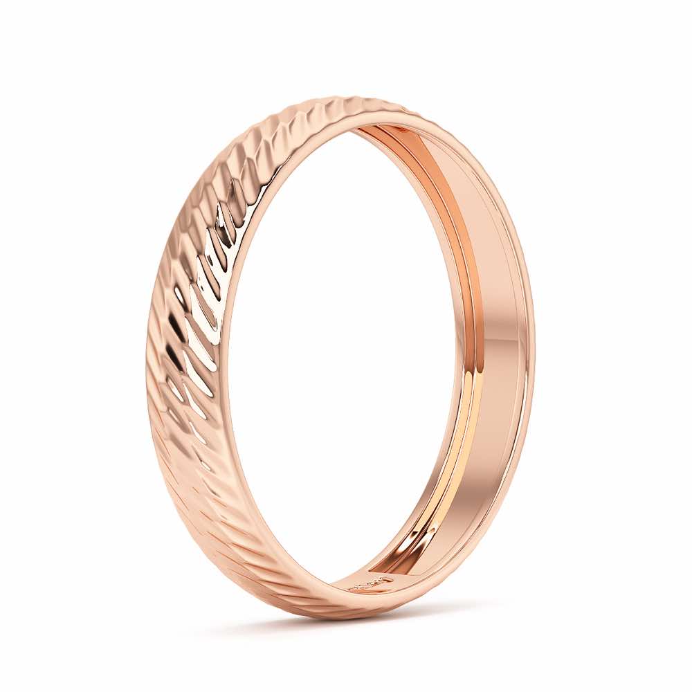 Lena Silver Ring - Rose Gold - Image 4