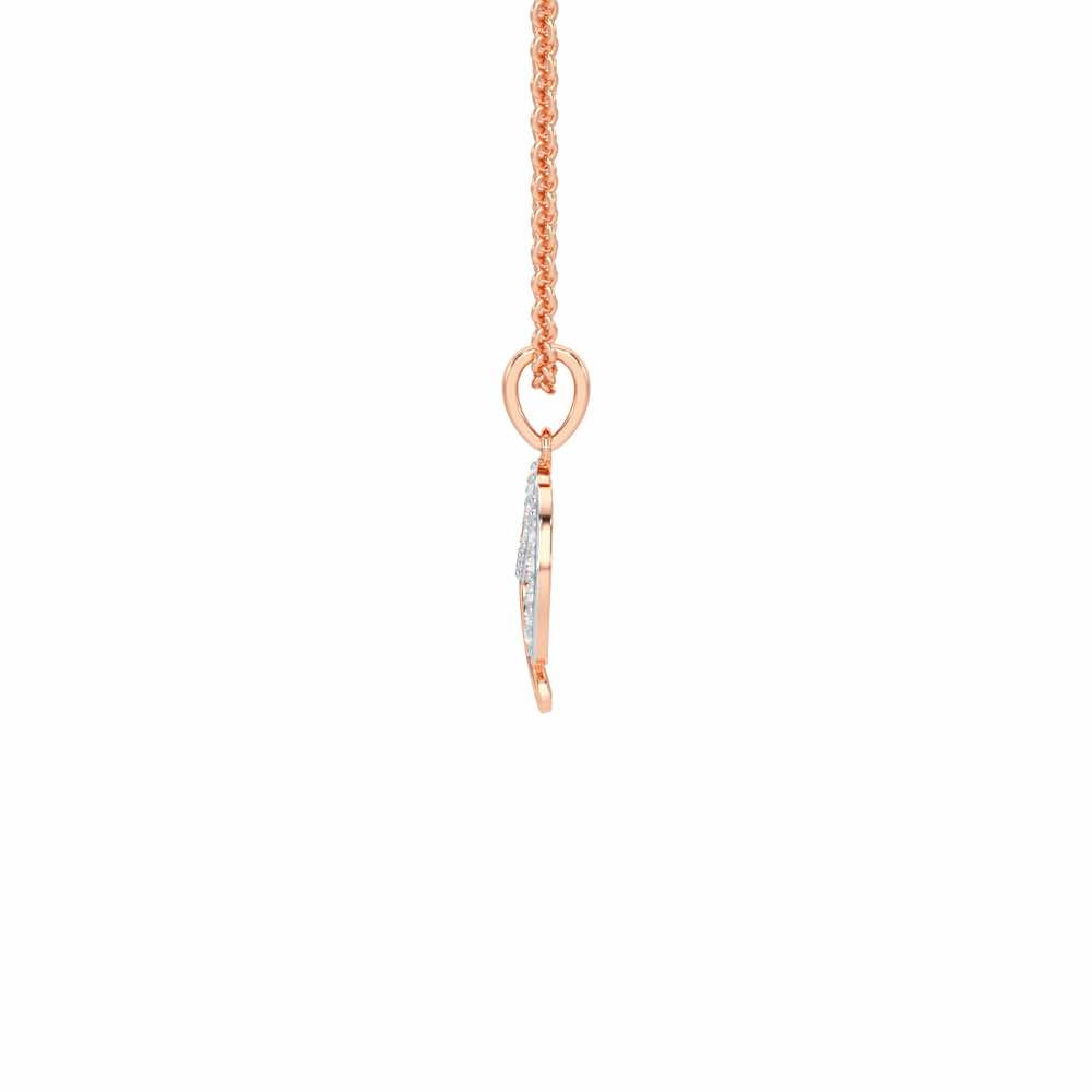 Khalsa Eternal Silver Pendant - Rose Gold - Image 4