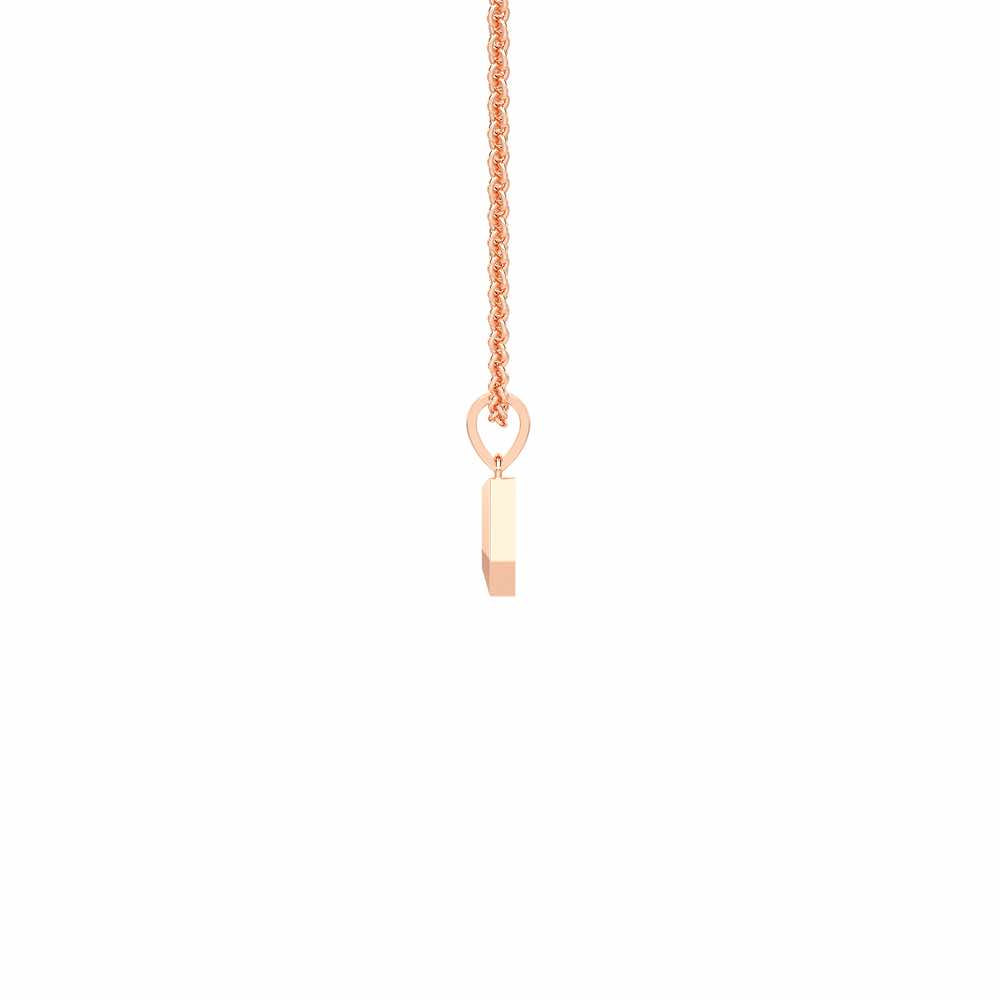 Gold Loop Gold Pendant - Rose Gold - Image 4