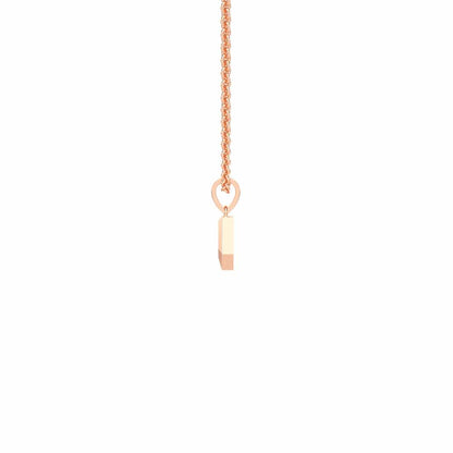 Gold Loop Gold Pendant - Rose Gold - Image 4