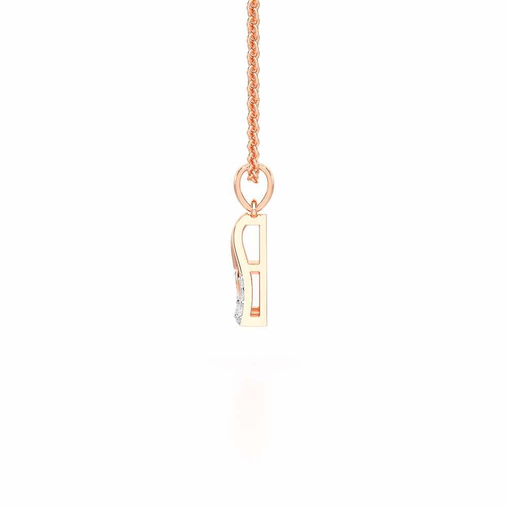 Pure Shine Silver Pendant - Rose Gold - Image 4