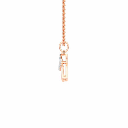 Silver Mist Silver Pendant - Rose Gold - Image 4