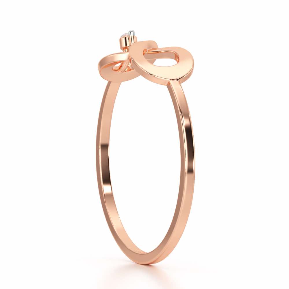 Tentacle Silver Ring - Rose Gold - Image 4