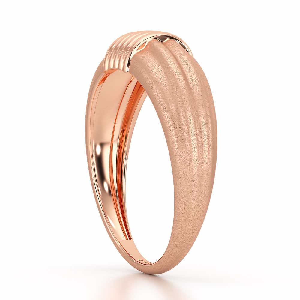 Jasmine Silver Ring - Rose Gold - Image 4