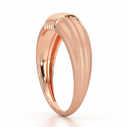 Jasmine Silver Ring - Rose Gold - Image 4