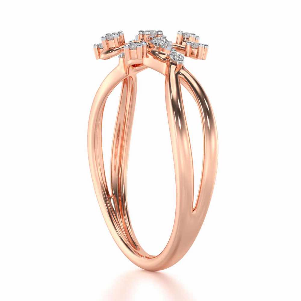 Bliss Silver Ring - Rose Gold - Image 4