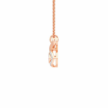 Divine Shield Silver Pendant - Rose Gold - Image 4