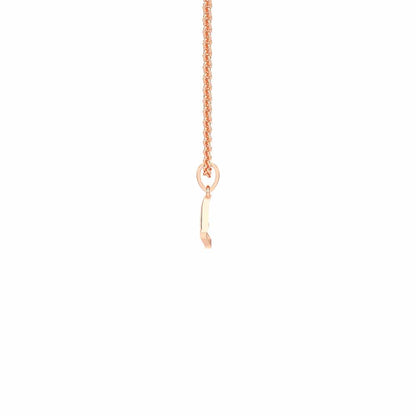 Fin Shine Gold Pendant - Rose Gold - Image 4