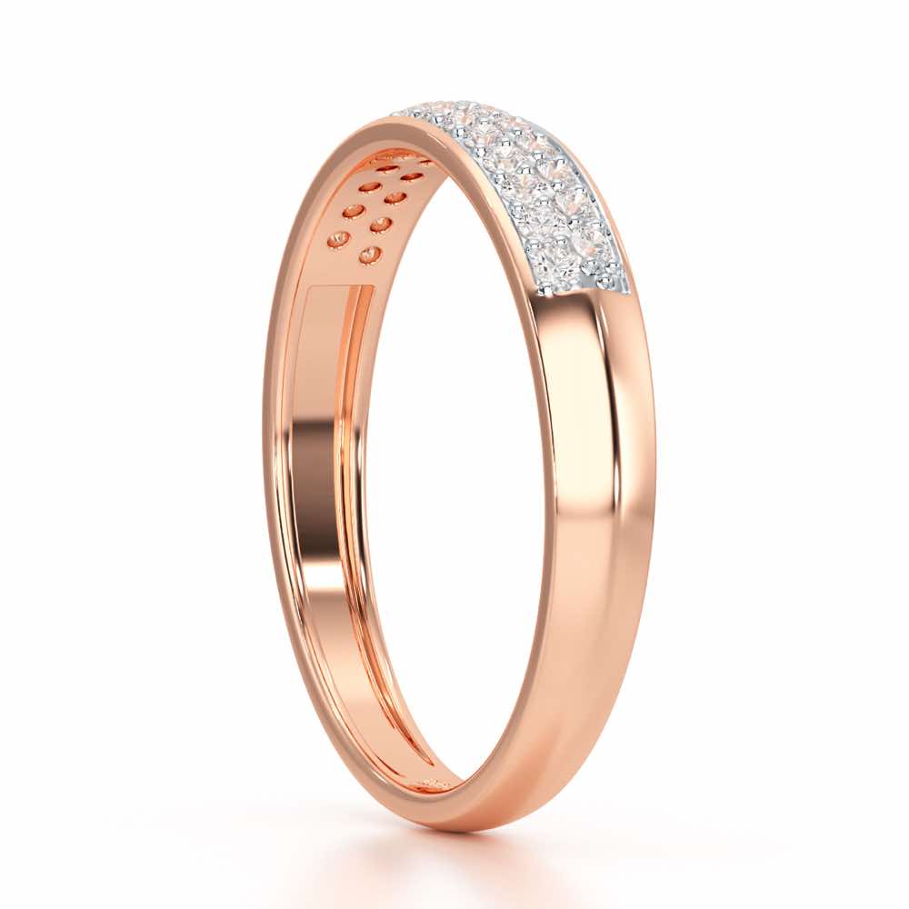 Genesis Elegance Silver Ring - Rose Gold - Image 4